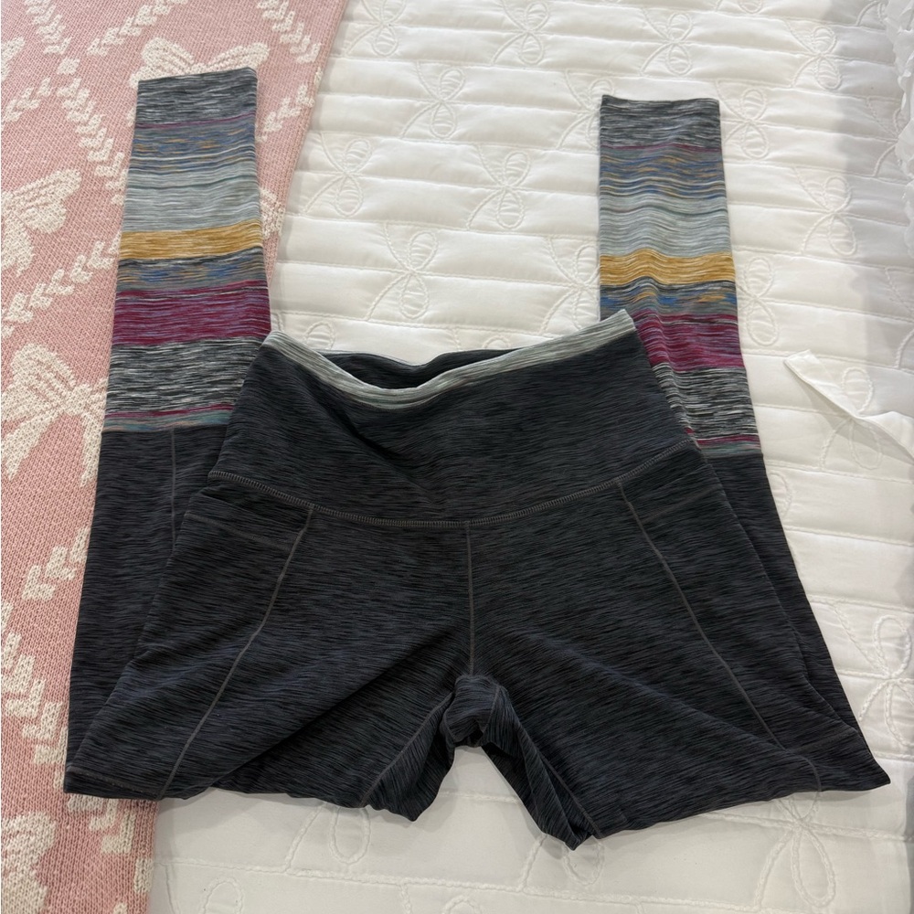 prAna Women's Multicolor Striped Leggings